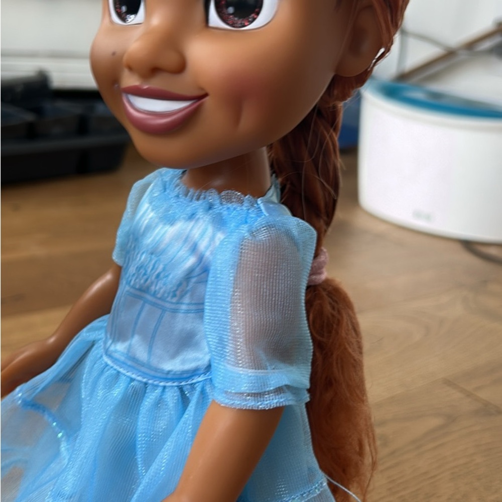 Ariel Disney princess singing, doll Blue Dress Doll with Long Hair